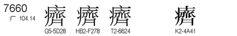 U+7660